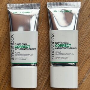 2x Smashbox Photo Finish Correct Anti-Redness Primer 1oz 30ml